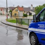 THW-Kräfte im Hochwassereinsatz nach dem Tief Orinoci. Insgesamt unterstützten mehr als 2.150 THW-Kräfte den Süden Deutschlands nach den extremen Starkregen ab dem 30. Mai 2024.
