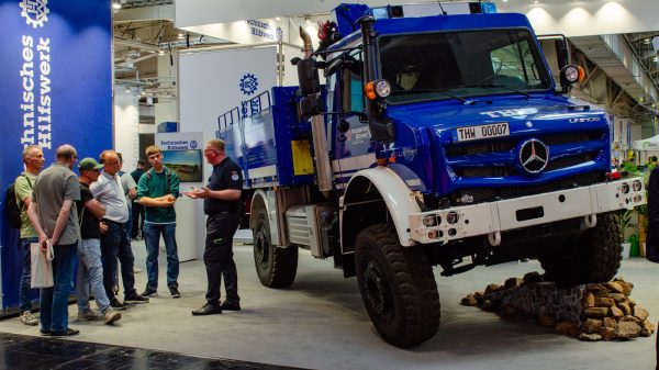 THW stellte auf der INTERSCHUTZ 2026 seine neuen Einsatzfahrzeuge aus.